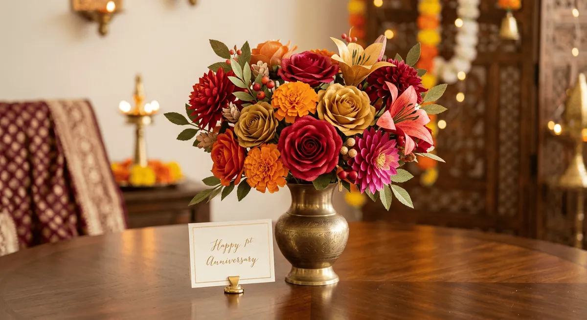 Why Eternal Paper Flowers Are the Perfect 1st Anniversary Gift in India