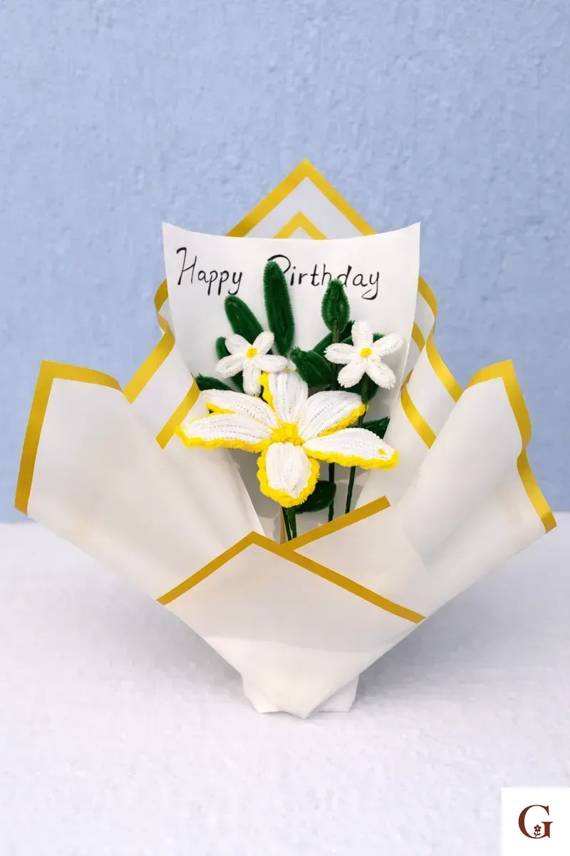 Flower Bouquet | Romantic Gift for Girlfriend - Handmade Gift by GulNest India