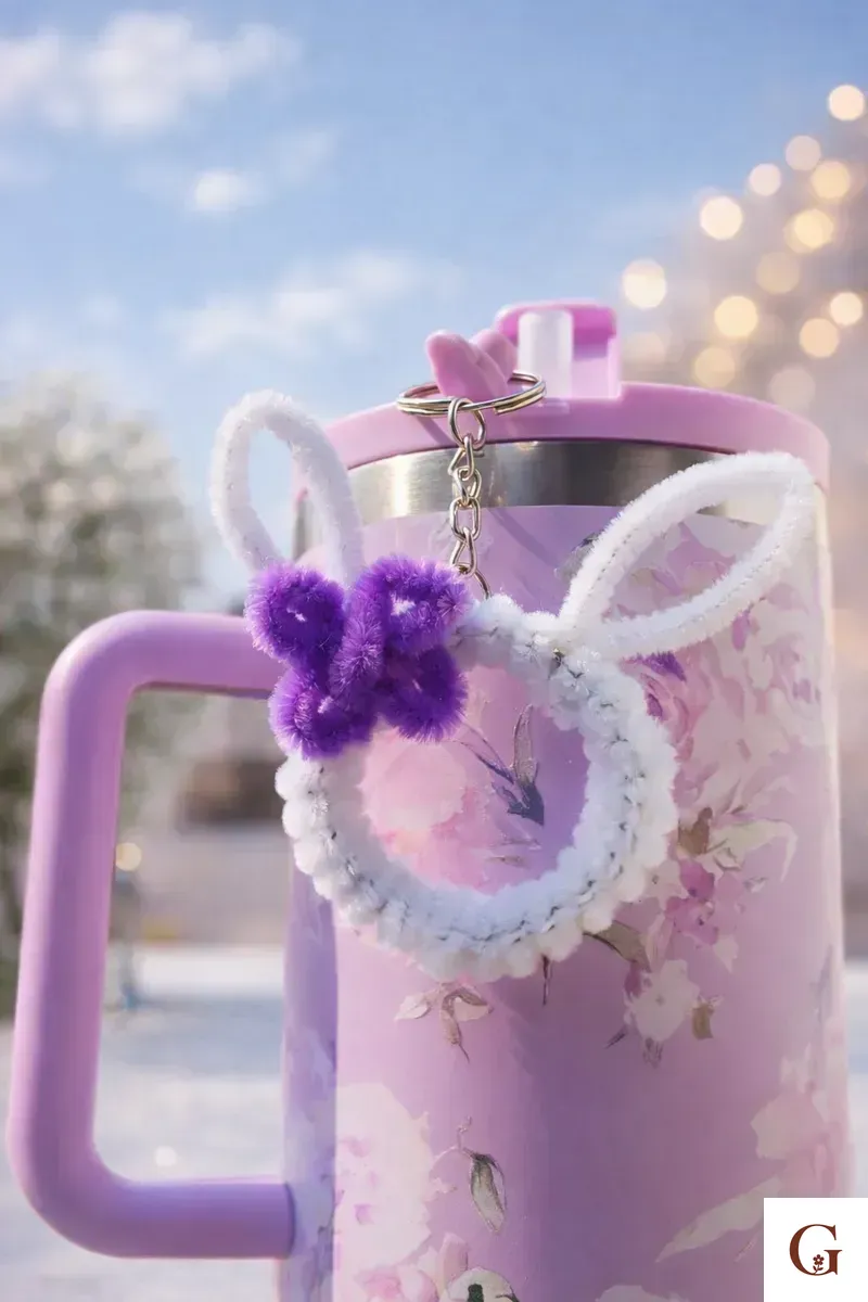 Cute Cat Keychain - Handmade with love by GulNest