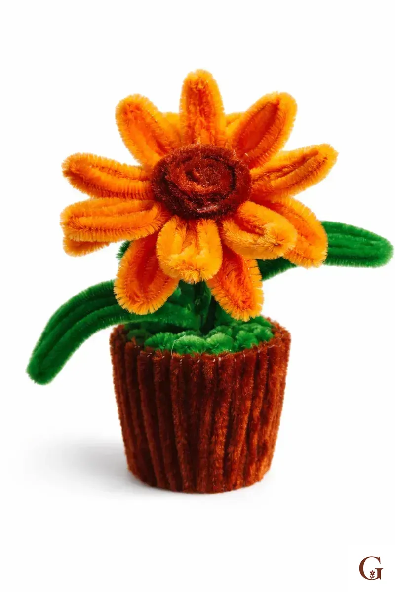 Mini Sunflower Pot | Anniversary Gift for Best Friend - Handmade Gift by GulNest India