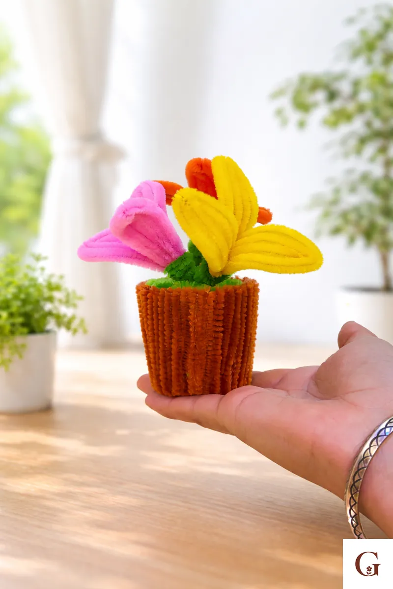 Mini Pot Multicolored - Handmade Gift by GulNest India