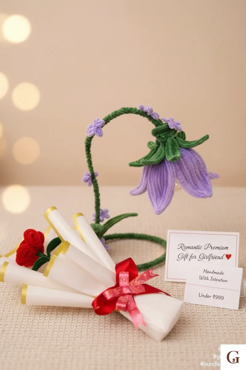 Romantic Premium Gift for Girlfriend Under ₹999 (Big Impression Bundle)