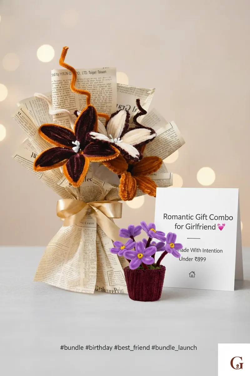 Romantic Gift Combo for Girlfriend Under ₹899: Aesthetic + Emotional